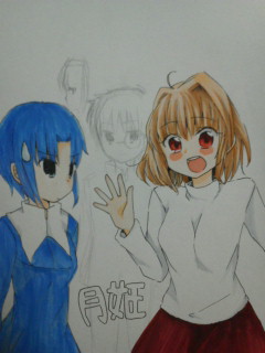 たぶん2ヶ月ぐらい前に描いたアルクとシエル