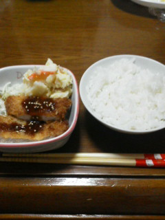 夜ご飯ー